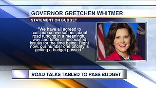 Gov. Whitmer, Republicans to 'table' road funding issues in budget deal