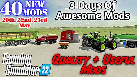 3 Days Of Awesome Mods | FS22 Mod Review (Console)