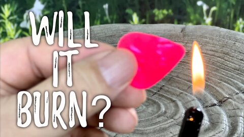 Do Guitar Picks Work As Fire Starters?