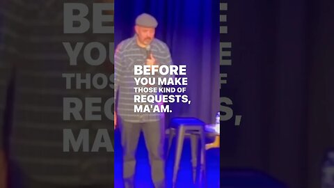 Heckler #shorts #shorts #lol #comedy #standup #crowdwork