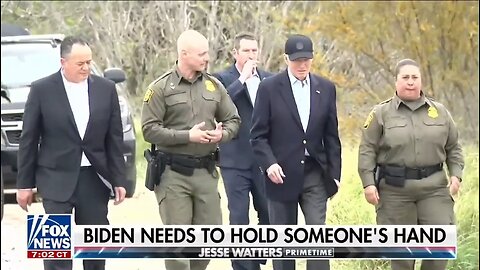 Border Patrol Agents Had To Guide Biden Around Like A Fragile Animal: Watters