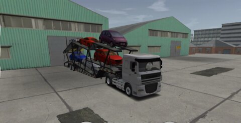 euro truck evolution simulator F HD American Truck And new Car container (GAME)Play---FH #1