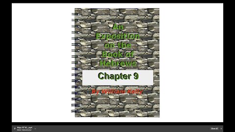 Major NT Works an Exposition on Hebrews Chapter 9 by William Kelly Audio Book