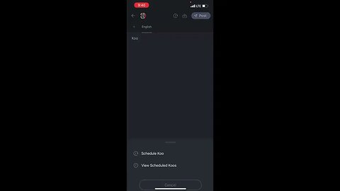 How To Schedule The Post In Koo App (2023)