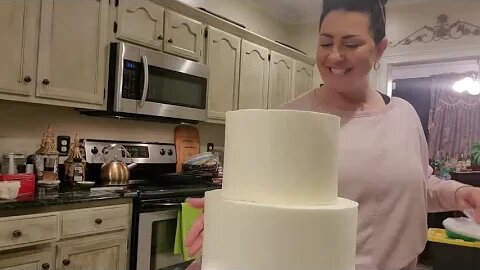 Fifty Shades of Gray Birthday Cake