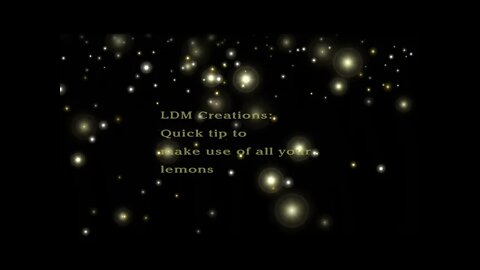 Storing lemon zest and juice.