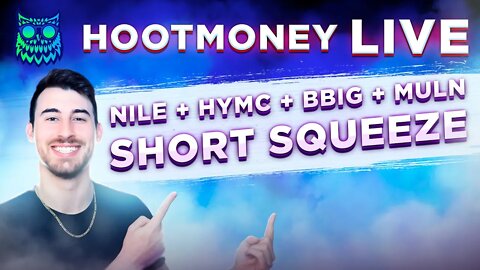 🔴 LIVE -- NILE HYMC BBIG MULN PROG IMPP CENN AMC GME SHORT SQUEEZE 🤑