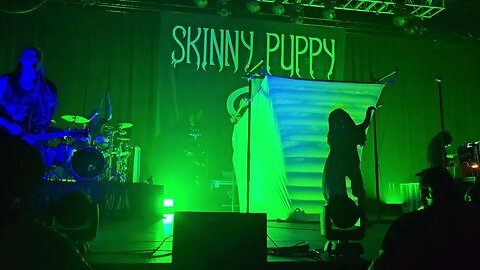 Skinny Puppy in Houston song wornin'