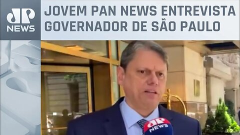 JP Exclusivo: Tarcísio de Freitas afirma que não dá para misturar ideologia e aritmética na economia