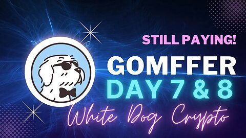 Gomffer Day 7 & 8 - The new AMM Defi but is it a scam? - Plus Huge news on a Vault Finance / Pulse