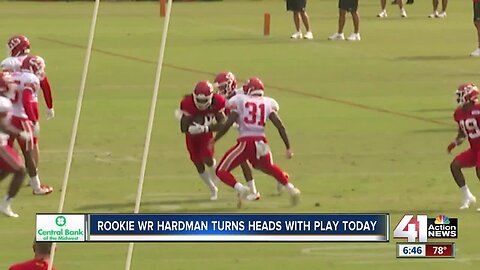 Rookie WR Mecole Hardman impresses Mahomes early at camp