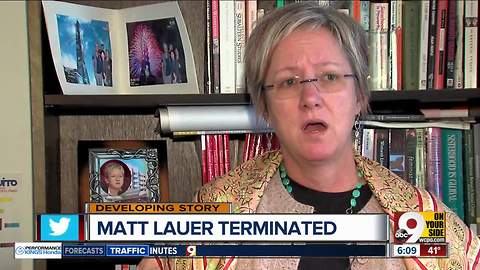 Matt Lauer terminated