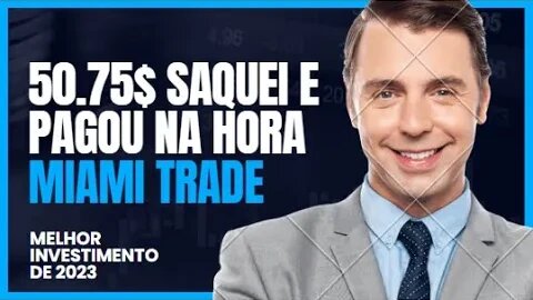 URGENTE! MIAMI TRADE: SAQUEI 50.75$ E PAGOU IMEDIATO NA CORRETORA BYBIT