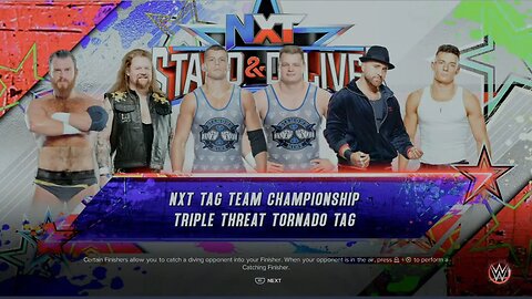 NXT Stand & Deliver 2023 Gallus vs The Creed Brothers vs The Family for the NXT Tag Team Titles