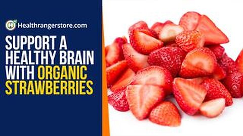 Support a healthy brain with Organic Strawberries