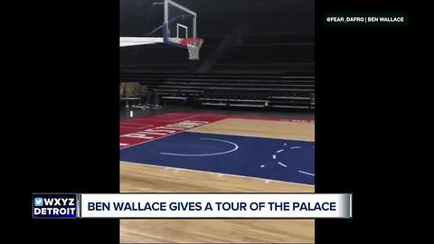 Ben Wallace gives inside tour of the Palace, months after building closed