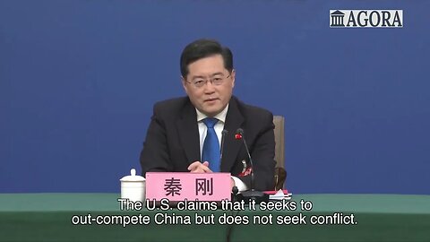 Chinese FM Qin Gang - We'll fall into conflict and confrontation unless the US puts on the breaks