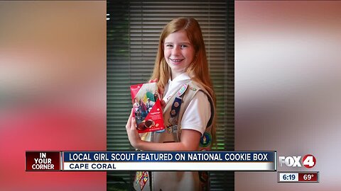 Girl Scout Cookie Pro from Cape Coral to be featured on cookie box