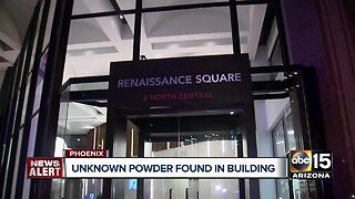 Unknown powder found in downtown Phoenix building mail room