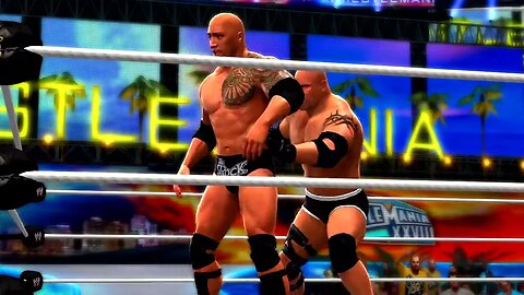 WWE 2K14 Gameplay The Rock vs Goldberg