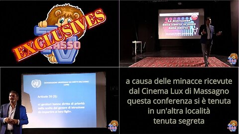 Conferenza annullata ma disponibile su Chiasso TV