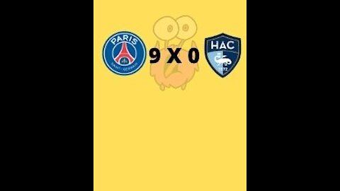 What a humiliating beating!!!! Paris Saint-Germain massacred Le Havre