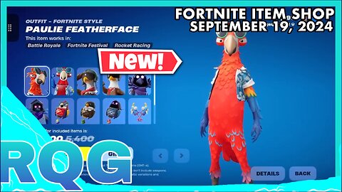 “NEW” CRACKER CRAVER BIRDS WAVE 2 ARE HERE+TRON IS BACK! FORTNITE ITEM SHOP (September 19, 2024)