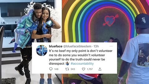 chrisean rock and blueface breaks up after she pit him against his family