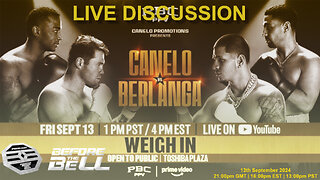 Canelo Alvarez vs Edgar Berlanga: Weigh In | LIVE COMMENTARY