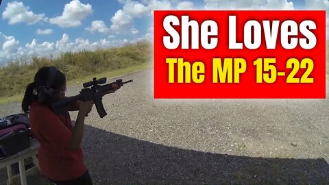 Range Day With The Wife - M&P 15-22 Puttin' in Work [Part 2]