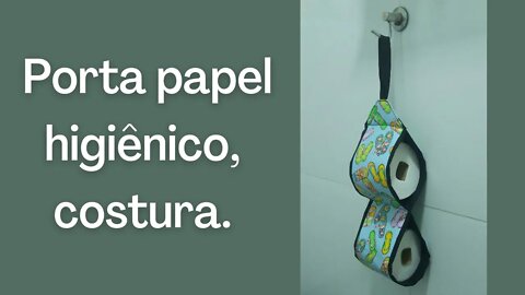 Porta papel higiênico costura