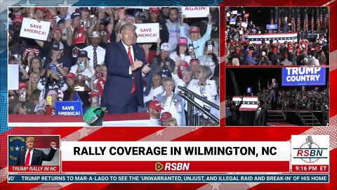 Full Speech: PRESIDENT DONALD TRUMP RALLY LIVE IN WILMINGTON, NC 9/23/22