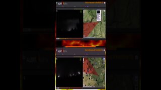 8/28/2021 Caldor Fire Timelapse #Shorts