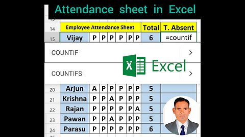 How to Use Countif Function in Excel #countif