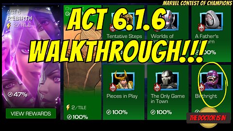 How To Easily Beat and Complete Act 6.1.6 in MCOC