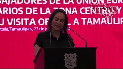 Presenta alcaldesa Carmen Lilia Canturosas ventajas competitivas de Nuevo Laredo ante embajadores de