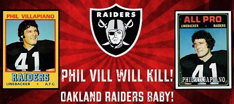 Oakland Raiders Baby! Phil Villapiano #41