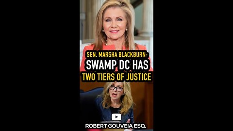 Senator Blackburn: DC SWAMP has Two Tiers of Justice! #shorts