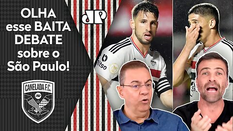 "NÃO! ELES TÊM HORROR A ISSO, cara! O São Paulo hoje..." OLHA esse BAITA DEBATE sobre o SPFC!