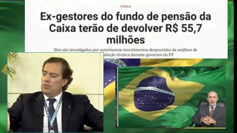 ARRUMA OUTRA ESQUERDALHA! DEVOLVAM OS R$ 55.7 MILHÕES QUE O PT SAQUEOU DO FUNDO DE PENSÃO DA CAIXA.