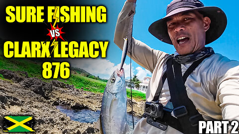 Jamaican Sure Fishing Vs Clarx Legacy 876 Lure Fishing Jamaica Part 2