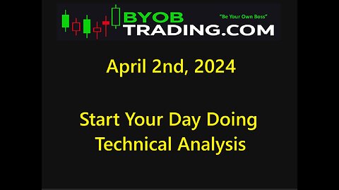 April 2nd, 2024 BYOB Start Your Day Doing Technical Analysis. For educational purposes only.