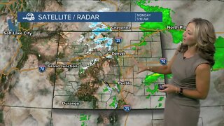 Cool and wet across Colorado to start the week