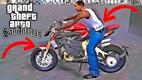 Secret MV Agusta Brutale Bike Location in GTA San Andreas (Cheat Code)