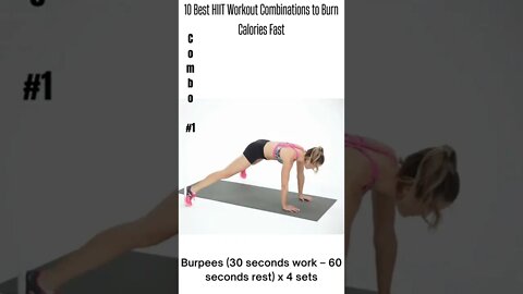 10 Best HIIT Workout Combinations to Burn Calories Fast #shorts