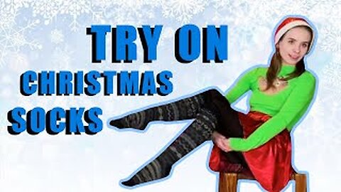 Jolly Sock Try-On Extravaganza: Stepping into the Spirit of Christmas!