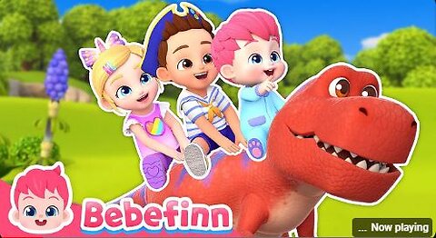 EP127 | 🦕🦖 Welcome to The Dino World | Bebefinn Nursery Rhymes and Kids Songs