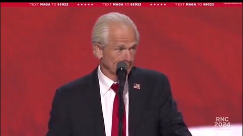 Peter Navarro Speaks At RNC After His Prison Release