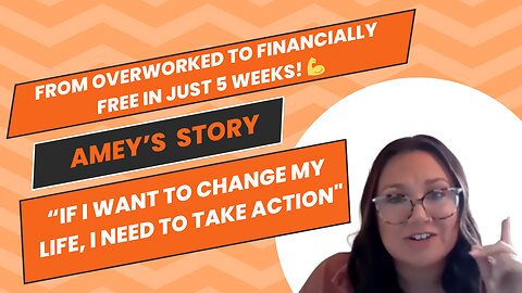 🚀 Amey Plumb's Incredible Transformation: From Overworked to Financially Free in Just 5 Weeks! 💪