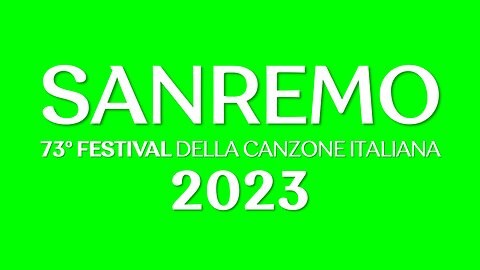 SANREMO 2023 - Tutte le 5 serate dal 7 all'11 e fino alla notte del 12 Febbraio 2023